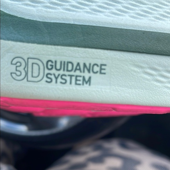 Asics Green and Pink Athletic Shoes with Breathable Knit - Picture 7 of 7